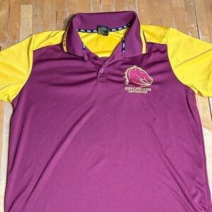 Brisbane Broncos NRL Supporter Polo Shirt